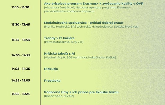 Zúčastnili sme sa odbornej konferencie - Kultúra spolupráce v odbornom vzdelávaní